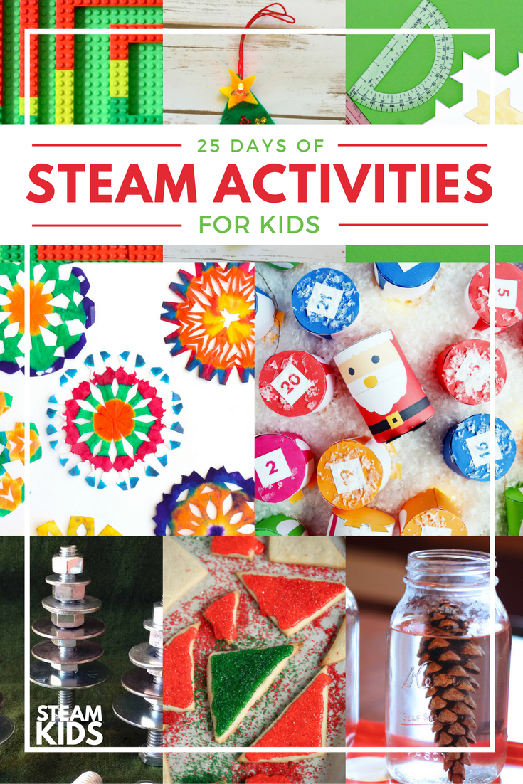 Do your kids love to tinker, build and experiment? Then this STEAM Kids Christmas Activity Countdown is perfect!