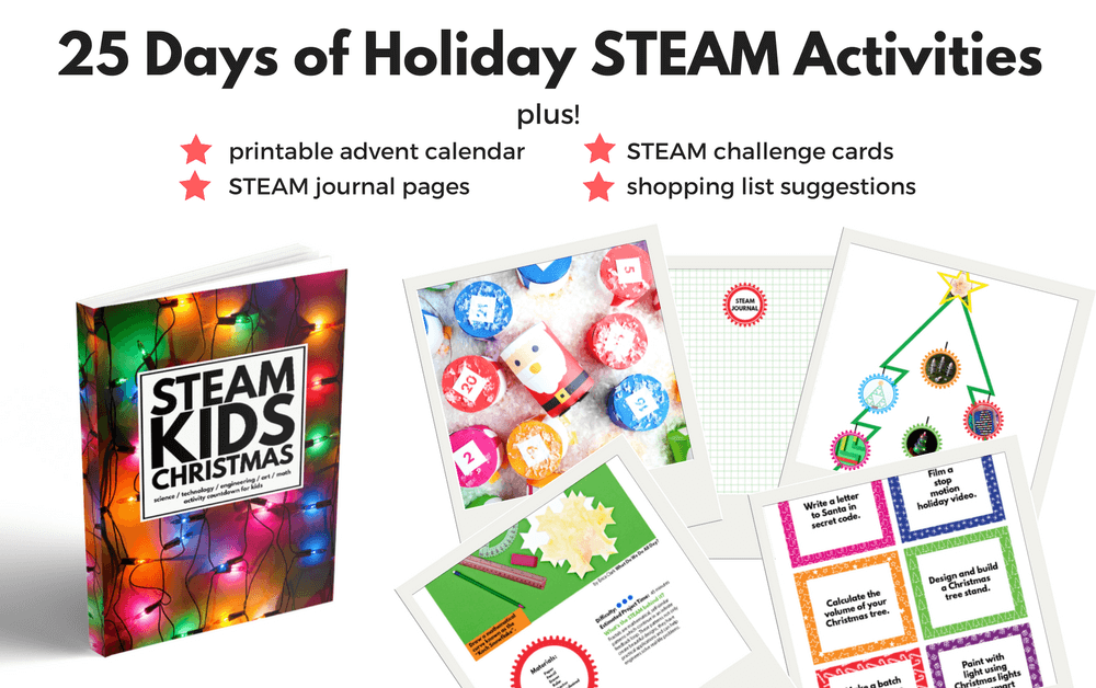 25 Days of Holiday STEAM Activities for Kids