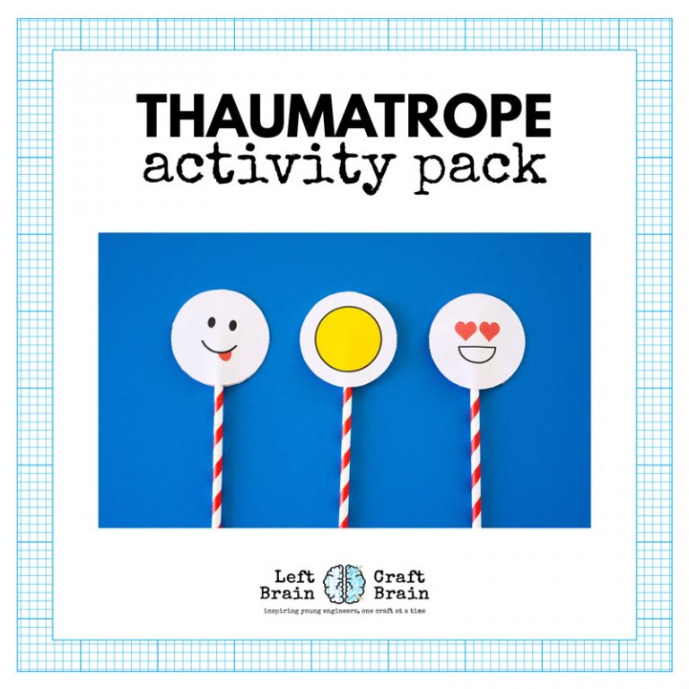 Thaumatrope Activity Pack Printable - STEAM Kids